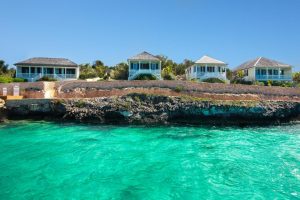 French Leave Resort in the Bahamas, view from the water